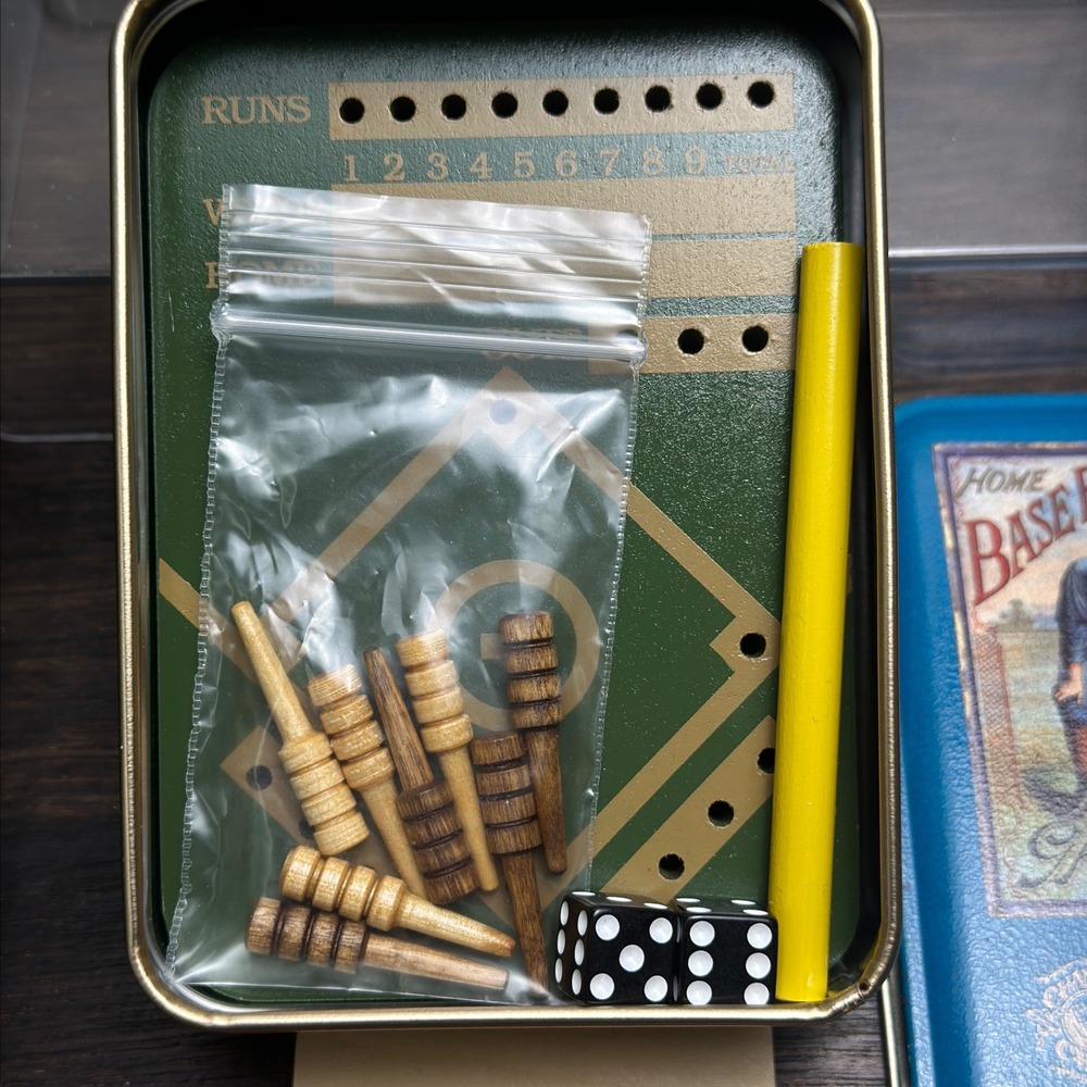 Channel Craft Vintage Home Baseball Game Tin New York Historical Society USA - Picture 4 of 9